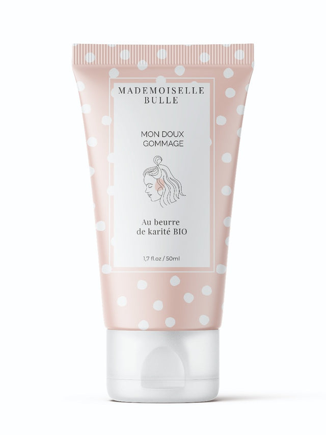 Mademoiselle Bulle - Mon doux gommage au beurre de karité Bio Tube 50 ml