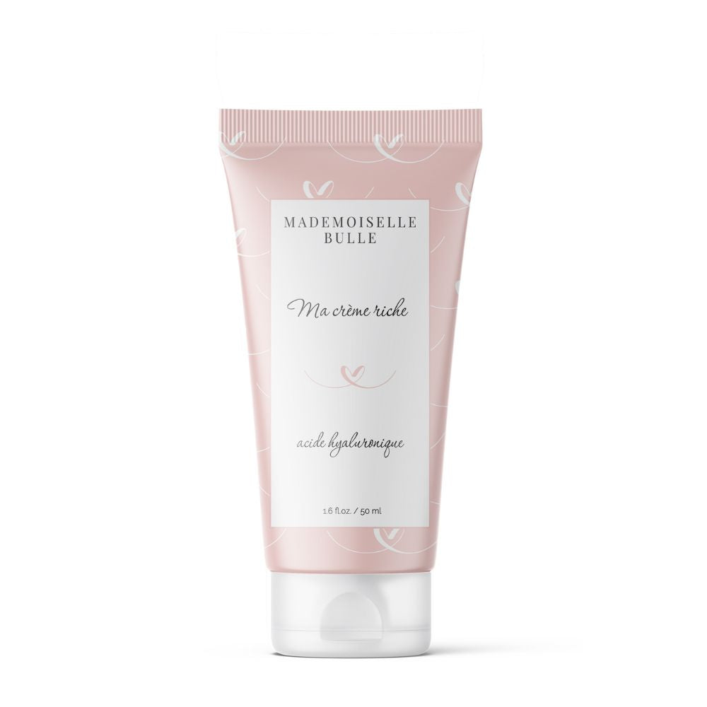 Mademoiselle Bulle - Ma crème riche à l'acide hyaluronique Tube 50 ml