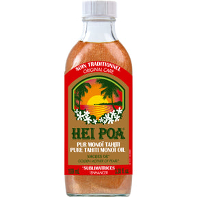 Huile monoi nacrée or Hei Poa 100 ml