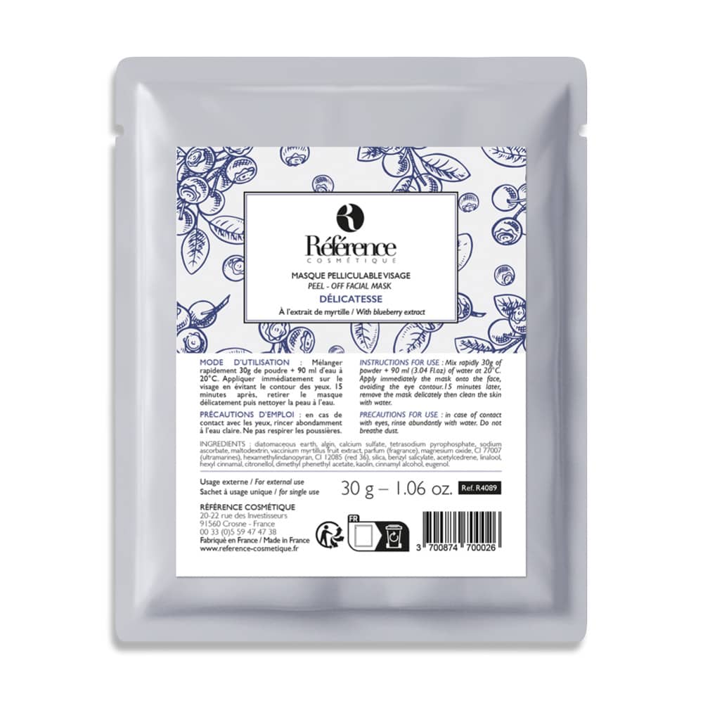 Masque Peel-Off Délicatesse anti oxydant