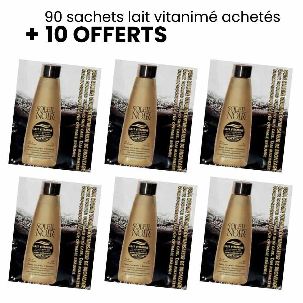 Lait Vitaminé Sans Filtre Ultra Bronzant 12 ml SOLEIL NOIR