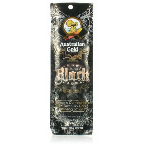 Lotion de Bronzage Sinfully Black (10 x 15 ml) AUSTRALIAN GOLD