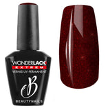 Vernis Semi Permanent WONDERLACK Rouge Foncé Irisé 12 ml - BEAUTY NAILS