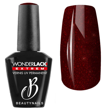 Vernis Semi Permanent WONDERLACK Rouge Foncé Irisé 12 ml - BEAUTY NAILS