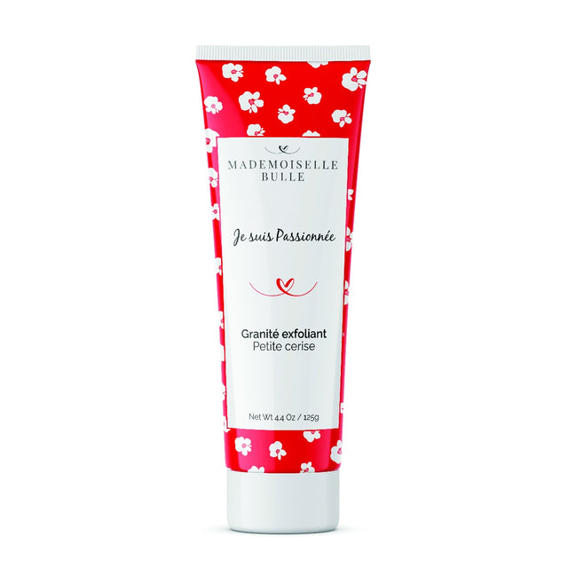 Mademoiselle Bulle Je suis passionnée granité exfoliant petite cerise Tube 125 g