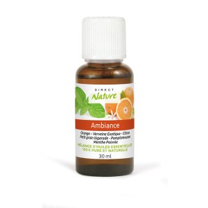 Mélange d'Huiles Essentielles 100% Pures et Naturelles "Ambiance" 30ml DIRECT NATURE