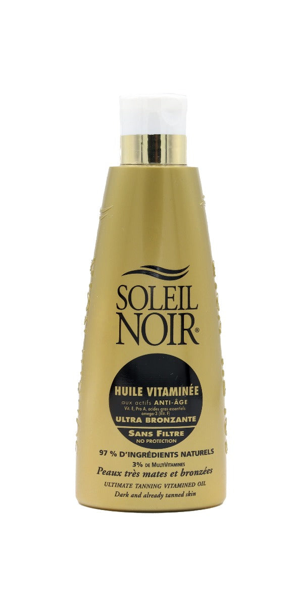 Huile Vitaminée Sans Filtre Ultra Bronzante 150 ml SOLEIL NOIR