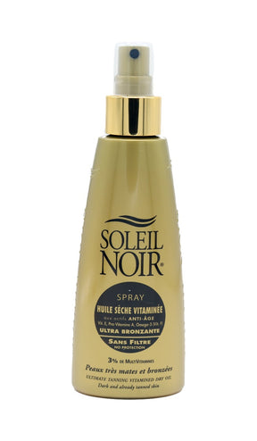 Spray Huile Sèche Vitaminée Sans Filtre Ultra Bronzante 150 ml SOLEIL NOIR