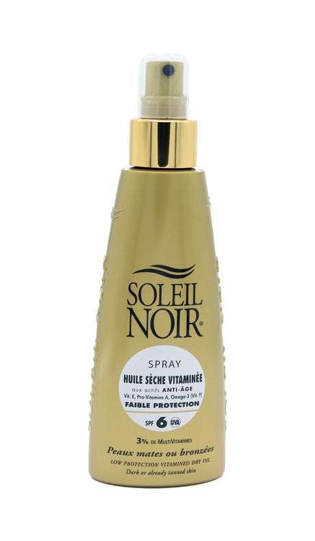 Spray Huile Sèche Vitaminée 6 Faible Protection 150 ml SOLEIL NOIR