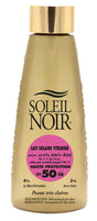 Lait Solaire Vitaminé 50 Haute Protection 150 ml SOLEIL NOIR