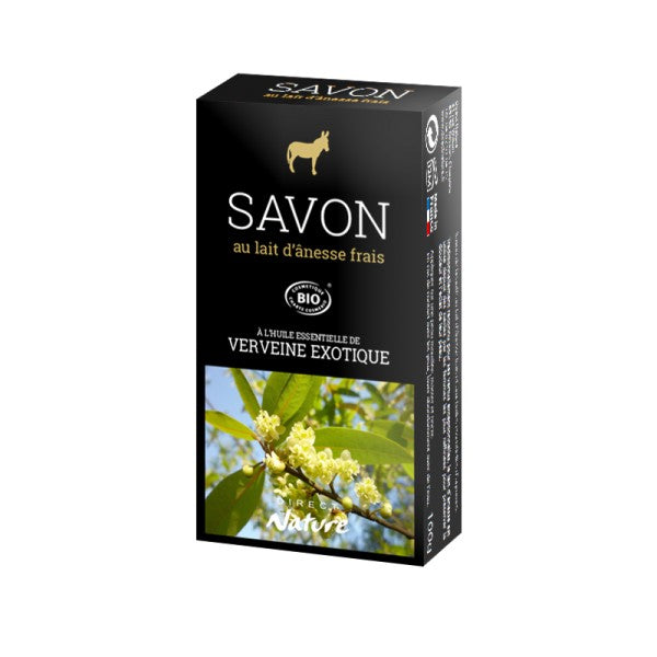 Savon au Lait d'ânesse BIO Verveine Exotique 100 g  DIRECT NATURE