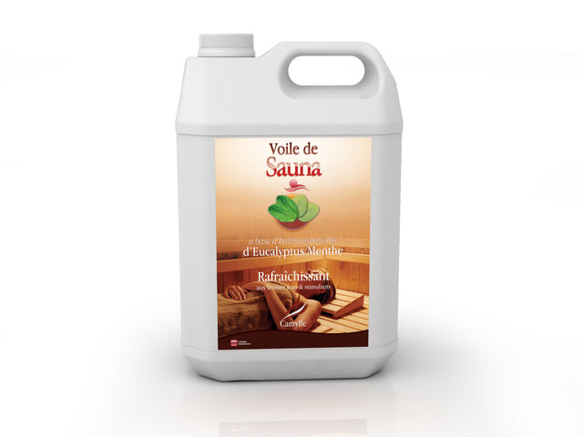 Voile de Sauna Huiles Essentielles d'Eucalyptus Menthe 5 L - CAMYLLE